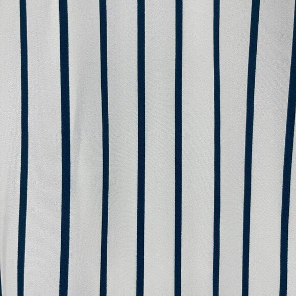 Torrid Madison Georgette Button Up Long Sleeve Shirt Striped - Picture 8 of 15